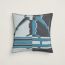 Tatersale pillow, indigo