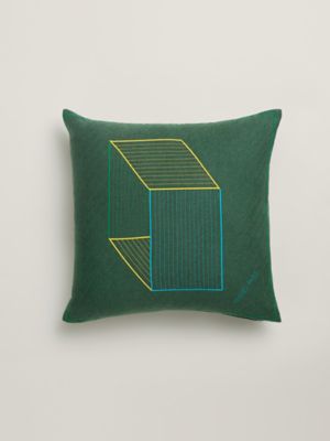Objets du Faubourg Cheval pillow, View: Back, back, view 2 of 4