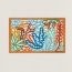 Le Chant des Cigales beach towel, fauve/bleu/bleu