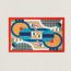 Balles au Bond beach towel, rouge/beige