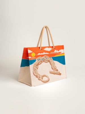 Escale a la Plage beach bag, View: side, side, view 3 of 5