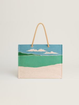 Escale a la Plage 비치 백, 보기: 뒷면, back, 5개 중 5번째 보기