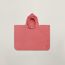 Poncho Les Cabanes, rose framboise