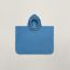 Les Cabanes poncho, bleu denim
