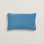Coussin de plage Les Cabanes, bleu denim