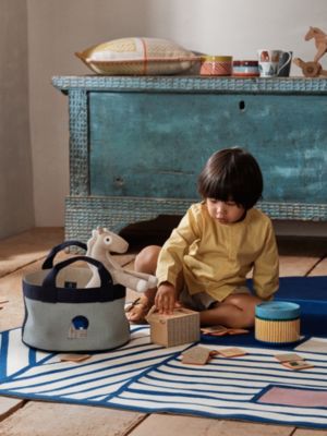 Les Cabanes basket, small model, View: Worn, worn, view 4 of 4