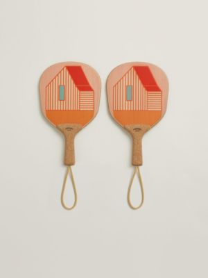 Set de 2 raquettes de plage Les Cabanes