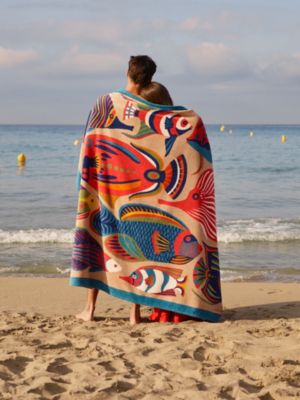 Tapis de plage Traffic Jam, Vue: Vue portée, worn, vue 3 sur 3