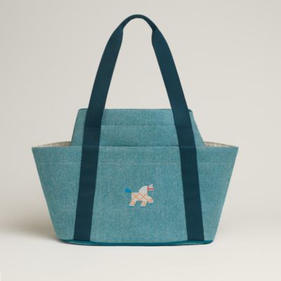 ぬいぐるみ パンダ 《エミール/エポぺ》 - ブルー | Hermès - エルメス  