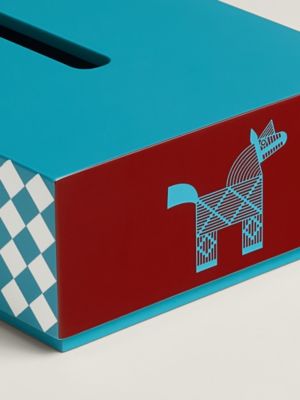 Animaux Nattes tissue box, View: Detail, detail, view 3 of 3