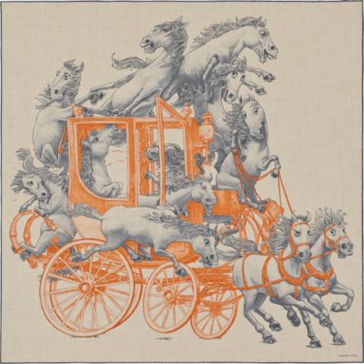 Grand Carrosse Royal scarf 100