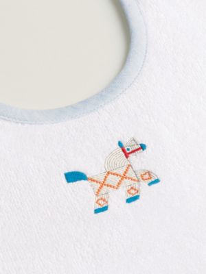 Bavoir Animaux Nattés, Vue: Vue détaillée, detail, vue 4 sur 4