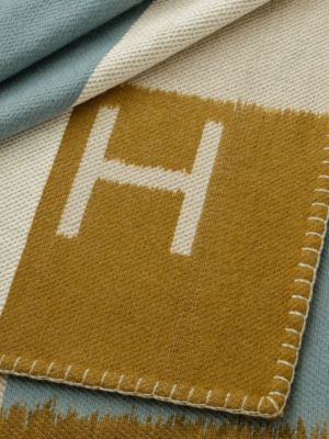 Ikat H Echelle blanket, View: Detail, detail, view 3 of 5