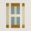 Decke Ikat H Echelle, opaline/givre