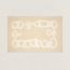 Yachting Tatoo Do Re Boucles beach towel, small model, sable