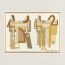 Selles en Duo blanket, osier/noisette