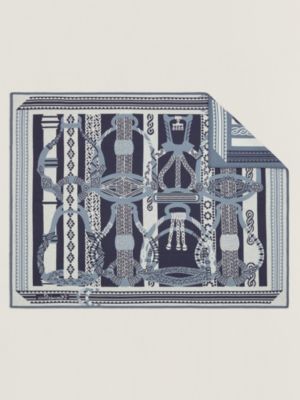 Fantaisie d'Etriers blanket, View: Back, back, view 3 of 5
