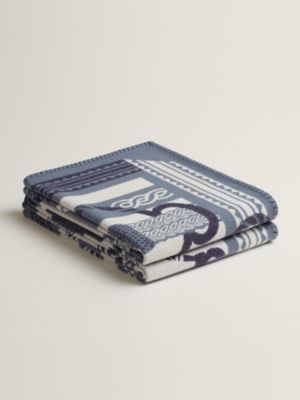 Fantaisie d'Etriers blanket, View: Folded, folded, view 4 of 5