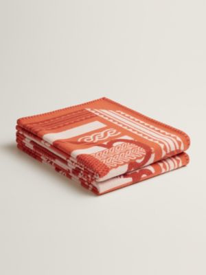 Fantaisie d'Etriers blanket, View: Folded, folded, view 4 of 5