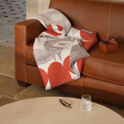 極美品】HERMES エルメス ブランケット エスカパード タータンチェック  