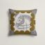 Cheval Joker pillow, kaki