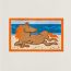 ビーチタオル 《バン・ドゥ・ソレイユ》, オレンジ/シャタン/サーブル