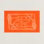 Yachting Tatoo Quadrige beach towel, small model, géranium
