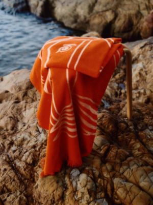 Yachting Tatoo Quadrige beach towel, small model, View: front, front, view 3 of 3