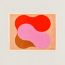 Squeeze beach towel, coquelicot/pêche/argile, no stock