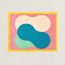 Squeeze beach towel, menthe/bubble gum/citron