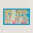 Vue sur la Dune pareo, outremer/bubble gum/jaune d'or