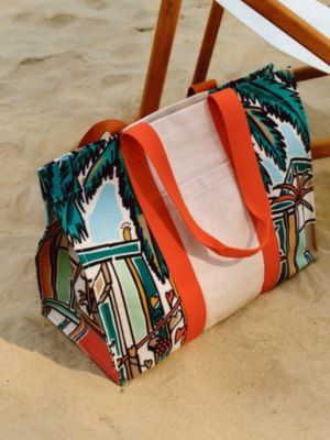Vue sur la Dune beach bag, View: front, front, view 6 of 6