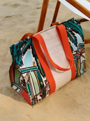 Vue sur la Dune beach bag, View: front, front, view 6 of 6