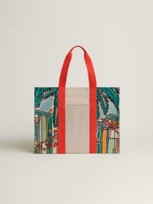 Vue sur la Dune beach bag, View: Back, back, view 5 of 6