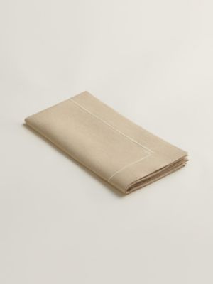 テーブルナプキン 刺繍入り 《アンテルリーニュ》, イメージ: 折り畳み図, folded, ビュー2の4