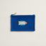 Trousse Animaux Nattés, mini modèle, bleu smalt