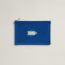 Animaux Nattes case, small model, bleu smalt
