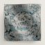 Faubourg of Dreams scarf 100, gris chiné/bleu grisé/ciel