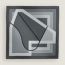 Cheval au Carre scarf 100, anthracite/noir/gris