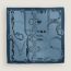 Hermès metallique scarf 100, bleu chiné/marine/noir