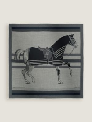 Cheval a la Couverture Spirale scarf 100