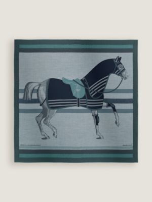 Cheval a la Couverture Spirale scarf 100