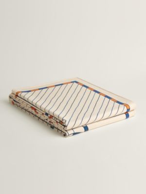 Cheval au Faubourg blanket, View: Folded, folded, view 5 of 5