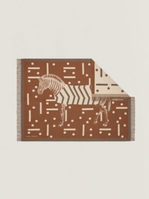 Zebre Zig Zag blanket, View: Back, back, view 4 of 5