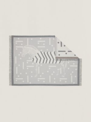 Zebre Zig Zag blanket, View: Back, back, view 4 of 5