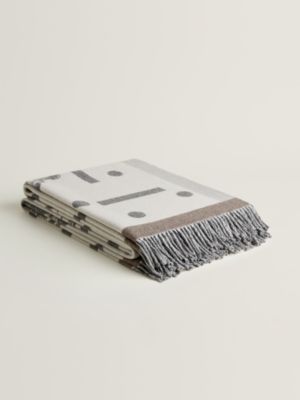 Zebre Zig Zag blanket, View: Folded, folded, view 5 of 5