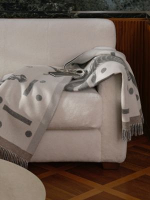 Zebre Zig Zag blanket, View: front, front, view 2 of 5