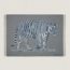 La Marche du Tigre blanket, encre