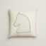 Les Objets du Faubourg Cheval pillow, ocre