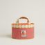 Animaux Blocks basket, small model, tuile